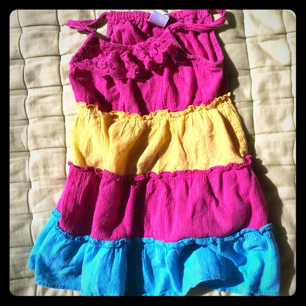 UEC 3Thealthtex colorblock flowy summer dress